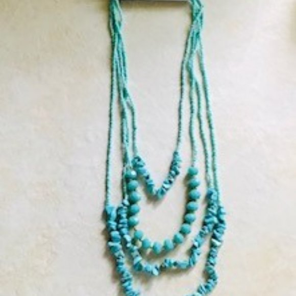 turquoise Necklace Set - Picture 2 of 3